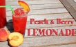 Pfirsich und Berry Lemonade