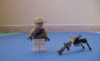 LEGO WW2 Soldat mit Maschinengewehr Bren