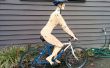 Einfache "Radfahren Figur" kinetische Skulptur