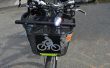 Fahrradbeleuchtung auf Fahrrad Körbe Montage