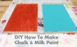 DIY-wie man Make Kreide malen & Milch Farben