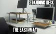Stehender Schreibtisch, der einfache Weg