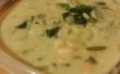 How to turn Dosen Suppe in eine sättigende Mahlzeit, Garnelen vegetarische Pilz Curry Suppe