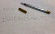 Wie erstelle ich einen metallischen Stift