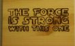 Star Wars zitieren Woodburnt Wandbehang