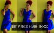 Wie zu DIY ein V-Ausschnitt Flare Kleid | DIY-Kleidung