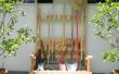 Garten-Werkzeug-Rack mit klappbarer Sitzbank