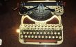 Wiederherstellen von 1926 Schreibmaschine Fall