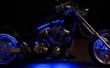 LED-Lichtleisten zu installieren, auf dem Motorrad