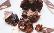 Triple Chocolate Chunk Muffins mit Ganache Zentrum