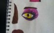 Wie zu zeichnen das Gesicht von Clawdeen Wolf von Monster High