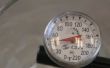 Zifferblatt-Thermometer kalibrieren