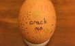 Valentinstag-Secret Message in ein Ei