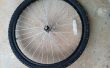 Fahrrad Reifen für Eis besetzt