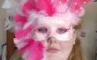 DIY-Maskerade Maske rosa Schmetterling