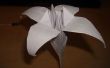 Wie man ein Origami Blume falten / Lily