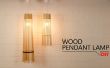 DIY - Holz PENDENT LAMP / / FREE TEMPLATE