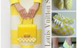 DIY Schuhe Tutorial: Louis Vuitton gelb kariert Drucken
