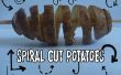 Spirale geschnitten Kartoffeln