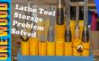 Drechseln Drehbank Werkzeug Speicher Probleme in diesem einfachen Holz-Projekt-Video