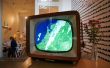 Ombrovision: Vintage tv verwandelte sich in regnerischen Wetter-Alarm