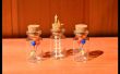 Flasche Miniaturskulpturen
