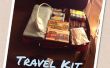 Glückliche Frau glücklich Leben Travel Kit