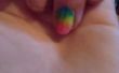 Rosa Farbverlauf Nails (leicht)