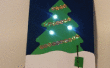 Glitzernden Weihnachtsbaum Karte