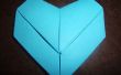 Origami-Papier-Herz [blau]