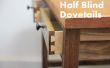 Machen halb Blind Dovetail Schubladen für einen Nussbaum Schreibtisch