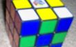 Checker board einen Rubix Cube