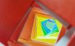 Origami-Regenbogen-Kette