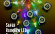 Gemeinschaftlichen Kinder bauen: Sicherer Rainbow LED Throwies