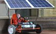 Solarbetriebene gehen Kart