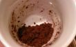 Becher Brownie gemacht mit Hot Chocolate Mix (kein Kakao Pulver/Eiern)