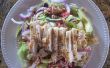 Asiatische Hähnchen-Salat mit Koriander Limetten Dressing