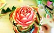 Wassermelone Rose Blume (essbare Kunst)