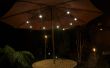 Terrasse Dach Jar LEDs