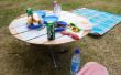 Camping/Picknick-Tisch hochklappen