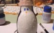 Umwandlung einer alten Lampe in einem schönen Pinguin