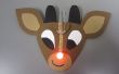 Rote LED Nosed Reindeer