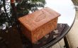 Geschnitzte Cherry Wood Box