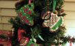 Entzückende essbare Mini-Weihnachtsbaum mit Cookie Ornamente! 