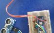 Arduino und Ultraschall-Sensor Steuerung Servo und Abstand Meter