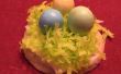 Eiern in ein Nest Cookies