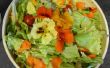 Orzo und Kapuzinerkresse Salat