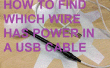 WIE zu finden, die Draht hat POWER IN A USB-Kabel