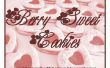 Berry süßes Gebäck perfekt für den Valentinstag! 