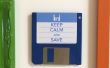 Floppy-Disk-Dekoration - Keep Calm and Save